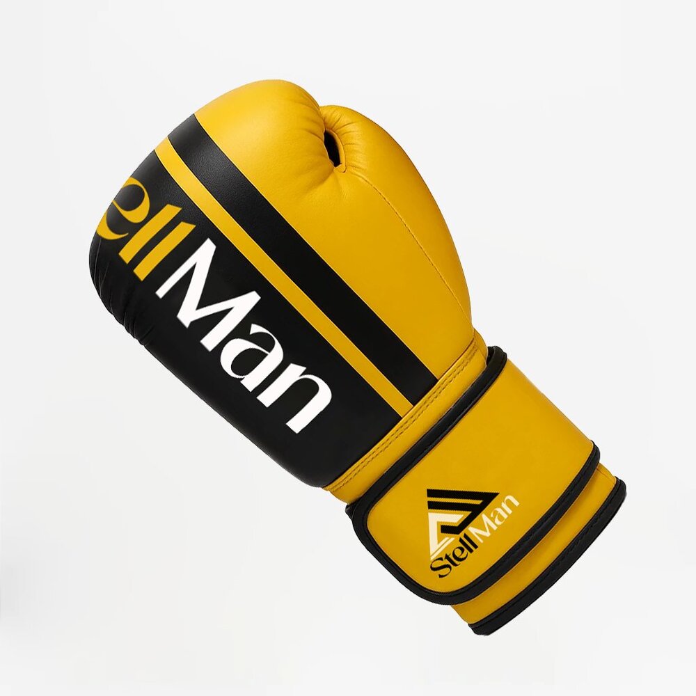 Stellman Boxing Gloves  Legend Comfortable & Leather Gloves for Gym & Home Use